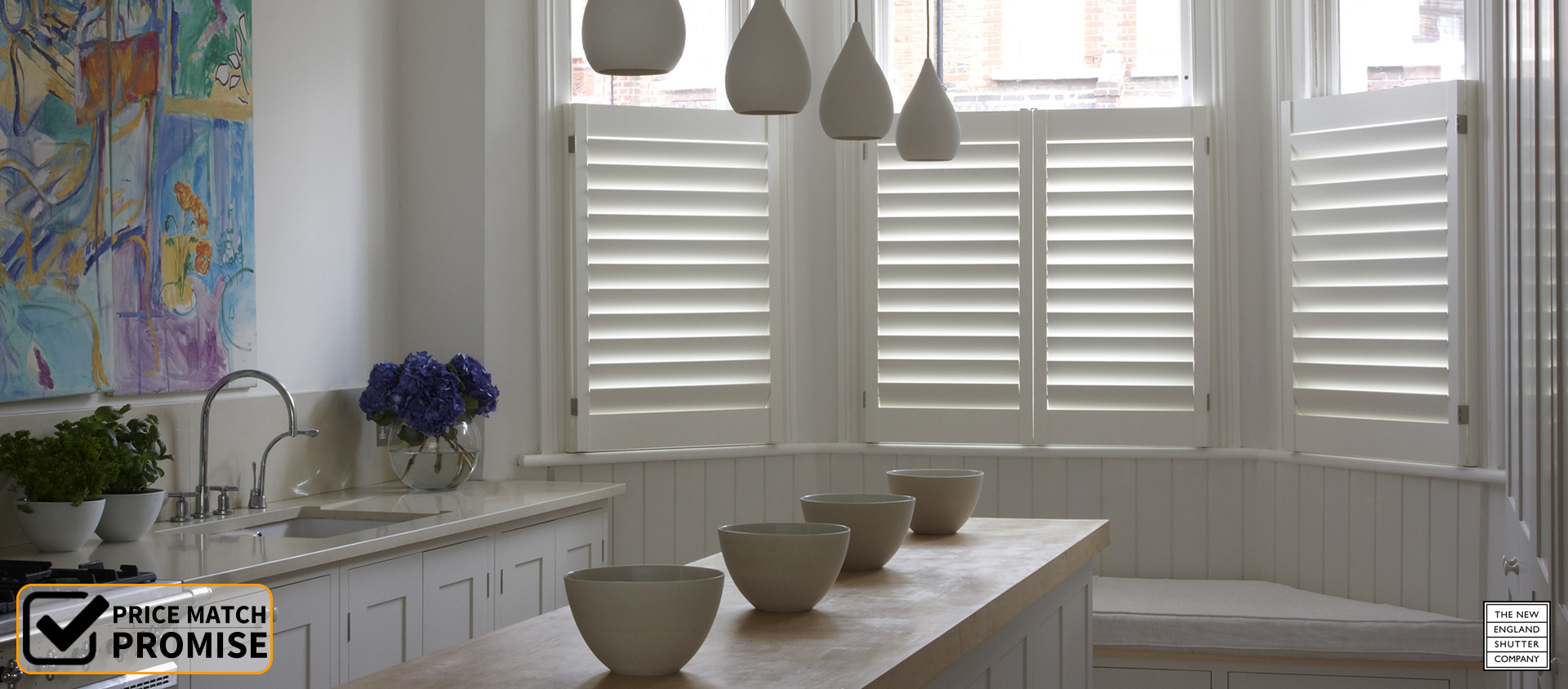 The Interior Shutter Company - Manhattan Cafe Style